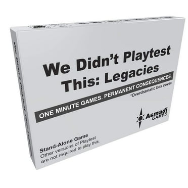 We Didn't Playtest This: Legacies Card Game, by Asmadi Games