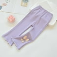 thumbnail image 2 of Big Girls Pants Stretchy Soft Casual Trousers Kids Clothes Size 9-10T, 2 of 4