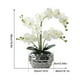 thumbnail image 5 of Flores artificiales Injueey orquídea blanca decoración multicolor, 5 of 6