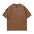 thumbnail image 5 of DORKASM Mens T Shirts Short Sleeves Lightweight Casual T-Shirt Crew Neck Loose Fit Workout Tops Vocation Fashion Shirts Coffee 4XL, 5 of 5