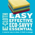 thumbnail image 4 of E-Cloth General Purpose Cleaning Cloth, Premium Microfiber Cleaning Cloth, 100 Wash Guarantee, Assorted Colors, 4 Pack, 4 of 9