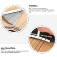 thumbnail image 4 of Shisuyan 19pcs Guitar Repairing Tools Premium Guitar File Rulers Sandpaper (Assorted Color), 4 of 9