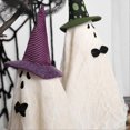 thumbnail image 5 of 1PCS Halloween Hanging Ghosts with Purple Witch Hat Decorations, 5 of 5