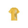 thumbnail image 1 of Aeropostale Boys Vertical Puff Graphic T-Shirt, Amarillo, 4, 1 of 1