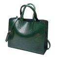 thumbnail image 3 of Bolso de Mano de Cuero para Mujer a La Moda, Bolso de Mano con Asa Superior, Bolsos de Compras para Vacaciones Informales Verde, 3 of 8