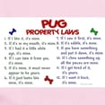 thumbnail image 2 of CafePress - Pug Property Laws 2 Infant Bodysuit - Baby Light Bodysuit, Size Newborn - 24 Months, 2 of 4
