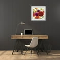 thumbnail image 3 of Novak, Shirley 15x15 White Modern Wood Framed Museum Art Print Titled - Pure Palette Zinnias, 3 of 4