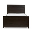 thumbnail image 4 of Camaflexi Carmel Solid Wood Platform Bed Frame with Headboard, King, Antique Walnut, 4 of 11