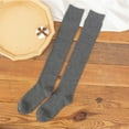 thumbnail image 3 of DQRPSEETB Womens Long Socks Pure Color Socks Heap Heap Socks Black Socks for Women,White Socks, 3 of 4