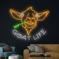 thumbnail image 3 of Handmadetneonsign Goat Life Neon Sign, Goat Led Sign, Goat Life Led Light, Goat Life Neon Light, 3 of 5