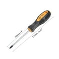 thumbnail image 2 of Uxcell #2 Phillips / 7mm Slotted 4" S2 Steel Round Shaft Magnetic Screwdriver Set Non-Slip Black+Yellow Handle, 2 of 5