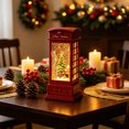 thumbnail image 4 of Eolstice Light Up Christmas Resin Figurine, LED Glowing Wind Lamp Decor, Festive Tabletop Ornament, Home Shelf Mantel Party Decoration, Holiday Gift, 4 of 7
