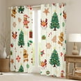 thumbnail image 2 of Manfei Lovely Christmas Reindeeer Curtains Pack of 2 (42x84 Each),Cartoon Gingerbread Man Curtains Blackout,Chic Xmas Tree Candy Cnae Bedroom Curtains For Girls,Breathable Home Decor, 2 of 6