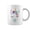 Black, variant on Lily Name Personalised Unicorn Coffee Mugs