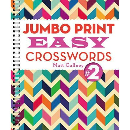 Jumbo Print Easy Crosswords 2