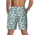 thumbnail image 4 of Daiia Floral Mens Swim Trunks Swim Shorts Quick Dry Swim Shorts with Mesh Lining Pockets-Medium, 4 of 9