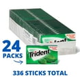 thumbnail image 4 of Trident Spearmint Sugar Free Gum, 24 Packs of 14 Pieces (336 Total Pieces), Set of 2, 4 of 5