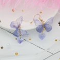 thumbnail image 4 of Pendientes de alas de mariposa oso de fresa accesorios de lujo para mujer 1 pieza, 4 of 5