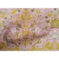 thumbnail image 4 of oneOone Cotton Poplin Blush Pink Fabric Leaves|Bird & Floral Artistic Sewing Material Print Fabric By The Yard 56 Inch Wide, 4 of 4