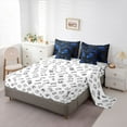 thumbnail image 5 of Castle Fairy Gradient Checkered Bedding Comforter Set,Futuristic Cubes Queen Bedding Sets, 5 of 8