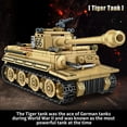 thumbnail image 4 of Set de construcción de juguetes WINGIFT WW2 Army Tanks, 1030 piezas, 4 of 9