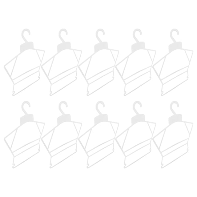 NIYANGLE 10Pcs Firm Grip Streamlined Design Baby Clothes Hanger for Kids Closet