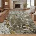 thumbnail image 6 of Addison Rugs Chantille Indoor/Outdoor Transitional Abstract Pewter Machine Washable Rectangle Rug, 3' x 5', 6 of 8