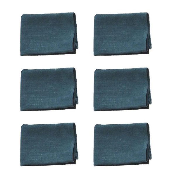 green Servilletas de algodón turco (suaves y cómodas), servilletas de lino duraderas, servilletas de cena reutilizables