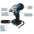 thumbnail image 2 of Brushless Impact Wrench Cordless Impact Wrench Wear Resistant Electric Wrench for Maintenance Carpentry, 2 of 4