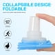 thumbnail image 5 of INOXTO Soft Flask, botellas de agua blandas plegables para chalecos de hidratación y mochilas para correr, botellas blandas para correr para senderismo, ciclismo (250/500 ml) (2 piezas pequeñas), 5 of 5