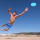 thumbnail image 4 of Juego de 24 ventiladores de disco volador plegables de 25 cm de Soulchen, color azul, 4 of 7