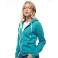thumbnail image 4 of American Apparel Flex Fleece Unisex Full-Zip Hoodie F497W - Asphalt Size XS, 4 of 5
