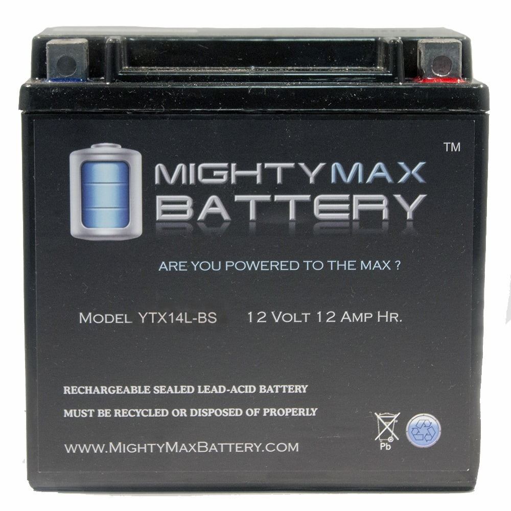 YTX14LBS Battery for HarleyDavidson Iron 883 XL883N 2014 Walmart