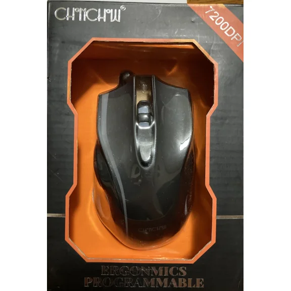 RHEA- Gaming Mouse-7200 Dpi Ergonomics Programmable New In Box