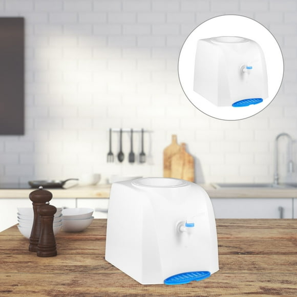IFANLANDOR Distributeur d'Eau Portable de Bureau en Plastique Blanc pour Usage de Bureau
