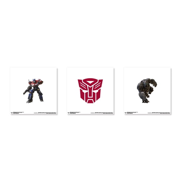 Gallery Pops Transformers: Rise of the Beasts - Optimus Prime Wall Art Bundle (3-Pack)