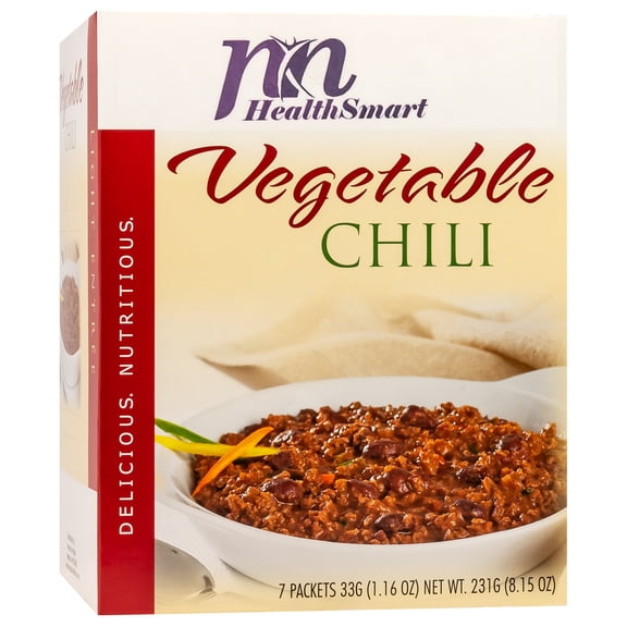 HealthSmart Vegetable Chili High Protein Dinner, 7 Packets 231g