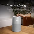 thumbnail image 5 of Levoit Core Mini-P 255 Sq Ft 3-Stage Filtration Desktop Air Purifier with Aromatherapy for Small Bedrooms and Nurseries, Gray, 5 of 12