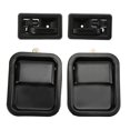 thumbnail image 3 of Exterior Interior Door Handles,Set Front Left Right 55176476AC Replacement For YJ, 3 of 8