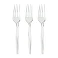 thumbnail image 2 of Smarty 7" Clear Plastic Disposable Dinner Forks 1000ct, 2 of 7