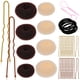 thumbnail image 4 of 1 Juego de accesorios para hacer moños en el pelo para mujer, herramientas de peinado, 4 of 6