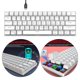 thumbnail image 1 of Mecáco para Juegos 4G ámbrico Y con Cable Bluetooth 61 de Jugadores de Computadora Portátil de Oficina Macarena Teclado mecánico, 1 of 8