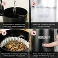 thumbnail image 3 of Máquina de té helado Homecraft, eléctrica, negra, 2 litros, con doble aislamiento, 3 of 5