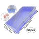 thumbnail image 2 of 50 Pcs Disposable Rabbit Cage Liner, Clear Plastic Bunny Cage Liner Bag Universal Toilet Film for Bunny Guinea, 2 of 5