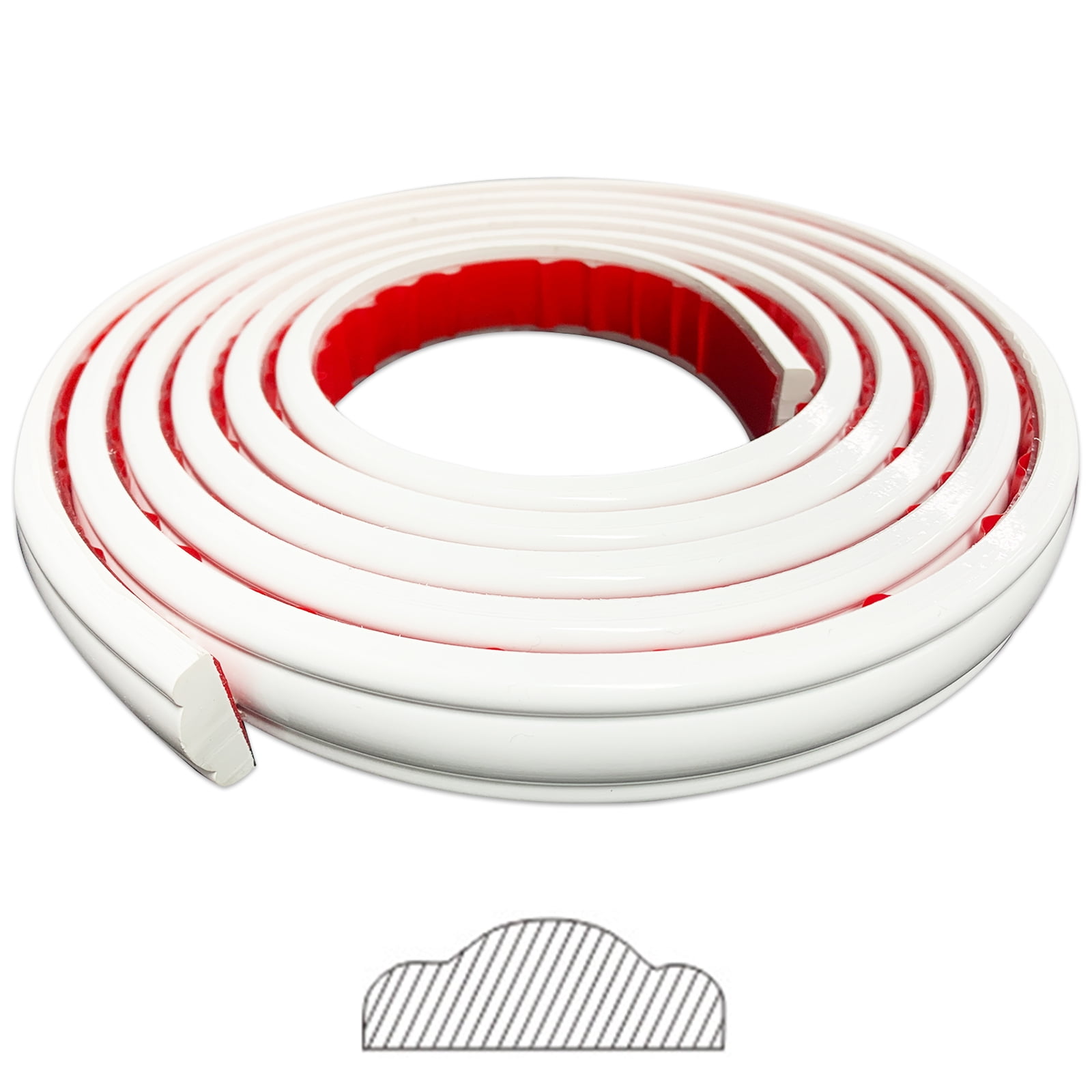 Paintable Wall Molding Trim Peel and Stick SelfAdhesive Chair Rail