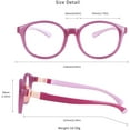 thumbnail image 6 of LifeArt Kid Blue Light Blocking Glasses, Filter 85% of Harmful Blue Light, Anti Eyestrain and Blurry, Computer Glasses, Cut UV400 Anti Glare(Purple), 6 of 7