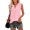 Pink, variant on Sentmoon Tank Tops for Women Womens Blouse Summer Sleeveless V Neck Loose Fit Going Out Women Shirts for Travel and Leggings Outfit S-2XL