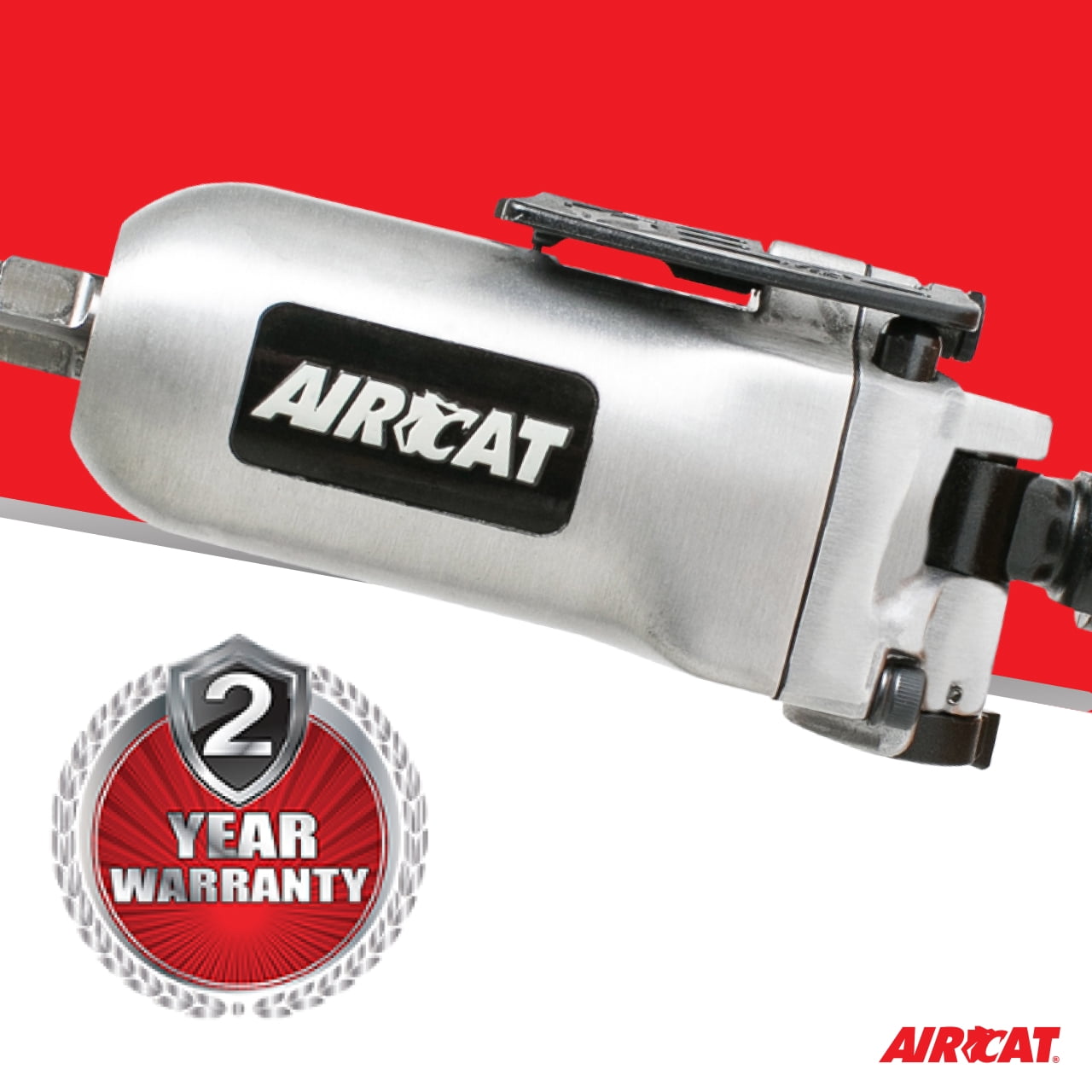 AIRCAT Pneumatic Tools 1320: 3/8Inch Butterfly Impact Wrench with BuiltIn Air Inlet 100 ftlbs