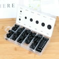 thumbnail image 1 of OUNONA 170 Pcs Accessoires de Cabinet Couvercle de Trou de Vis Bouchons Ronds en Plastique Noir, 1 of 8