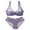 Purple, variant on Bras for Women Lace Thin Breathable Bra And Panty Two Piece Daily Underwear Set Womens Sports Bras